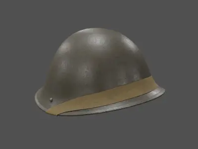 Mk III Turtle helmet Low-poly 3D model