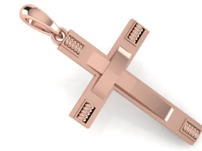 CROSS PENDANT CR142 3D print model