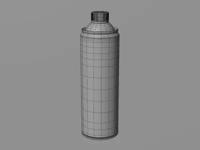 Product Mockup Bottle Oil 300ML 3D model