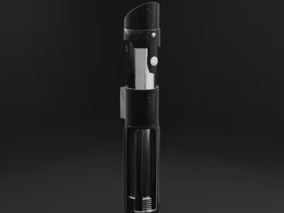 dart vader lightsaber 3D model