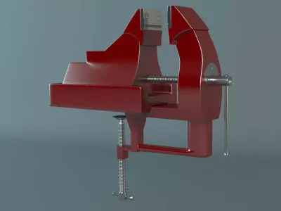 Used Vise 3D model
