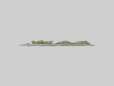 Pond Model Low-poly 3D model
