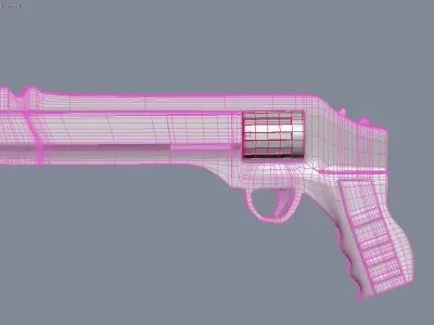 Sheriff Gun 3D model