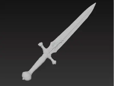 Medieval Infantry Spear  Realistic 3D Model Low-poly 3D model