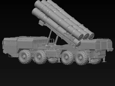 military model S-400  3D print model