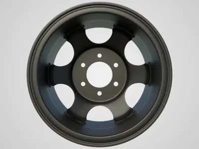 Car Rim 3D model PBR