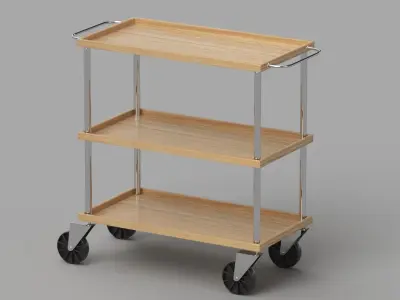 Service Trolley 3D model purchase