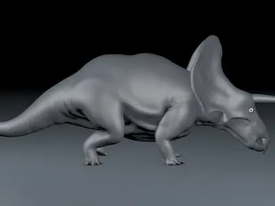 Triceratops dinosaur 3D model buy