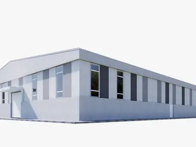 warehouse Low-poly 3D model by memar-allahyarov