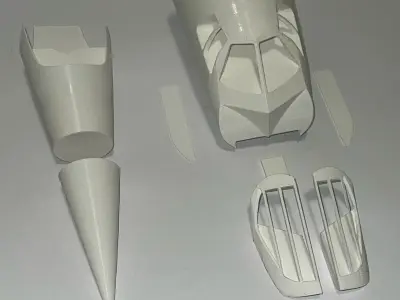 Aircraft Concorde 3D print model