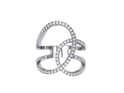 Wedding Ring 3D print model 98