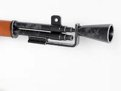 gun rifle 3D model