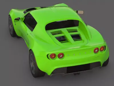 2006 Lotus Elise 3D Model  Lightweight Perfection Low-poly 3D model