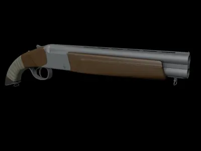 Gun IZH 27m 3D model