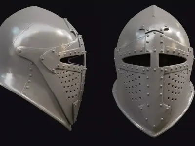 Iron Helmet 4 HP 3D print model