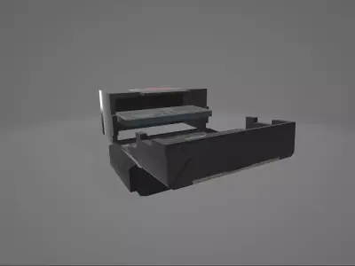ArmorTool fender toolbox Low-poly 3D model