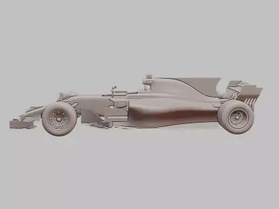 F1 2010 Formula One Racing Car 3D Printable Model 3D print model