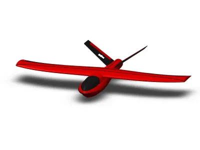 FPV CORN PLANE WATER LANDING BODY 3D print model