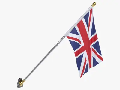  United Kingdom Cloth Flag Wall Mount Animated 