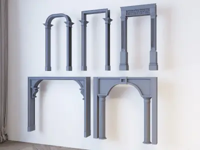 European-style Components Issue 1 -003 Low-poly 3D model