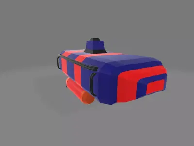 Submarine bag 3D model
