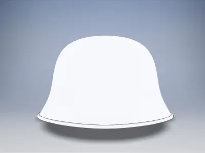 German Helmet - 3D Print Ready 3D print model