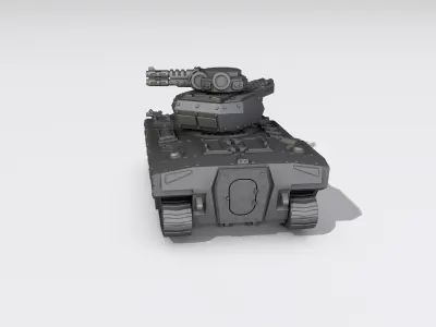 Battle tank V-3 -model for 3d printer 3D print model