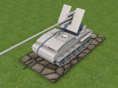 3D model of Tank Free 3D model