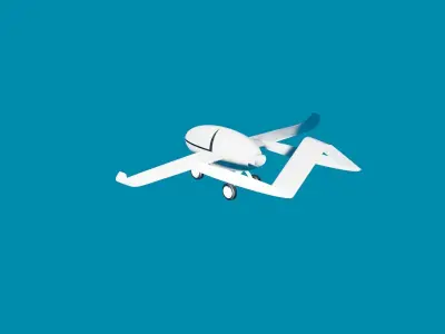 Plane airplane 3D model purchase