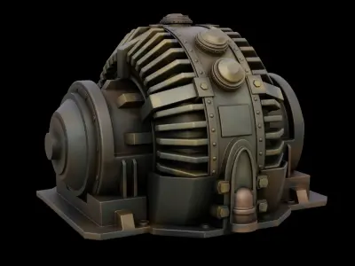 Cyberpunk Engine 3D model