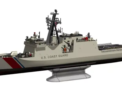 US Coast Guard Legend Class Cutter RCReady 3D print model