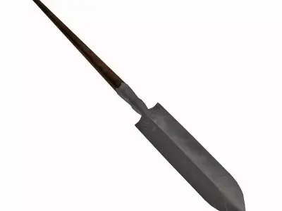 English polearm 3D model purchase