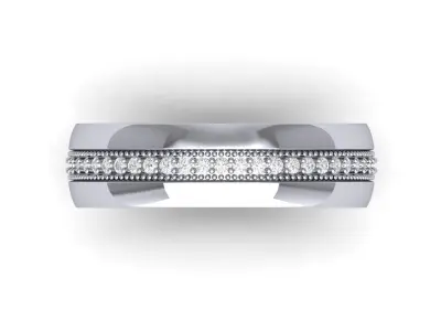 Wedding Ring  3D print model 166