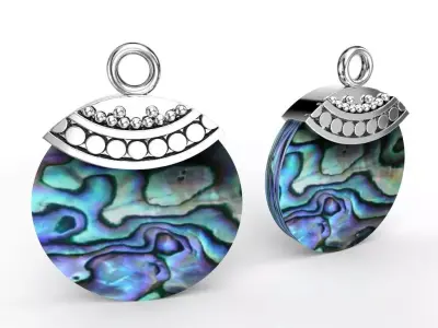 Shell Earing 3D print model