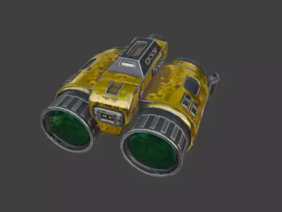 Binocular Sentinel Low-poly 3D model