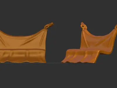 creative park bench 3D print model