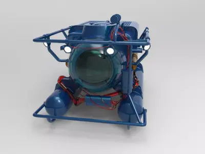 Submersible Underwater Vehicle 3D model