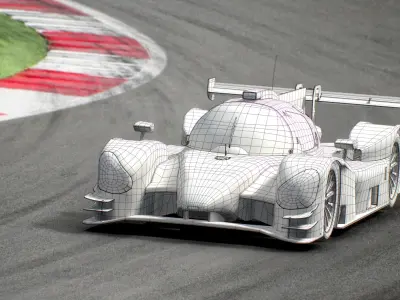 Duqueine D08 Le Mans Prototype LMP3 3D model