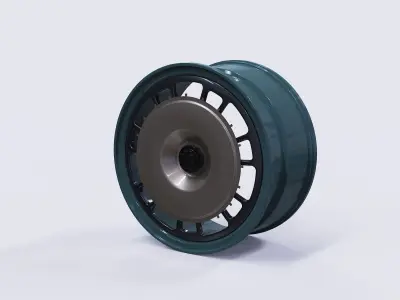Rims aero green 3D model