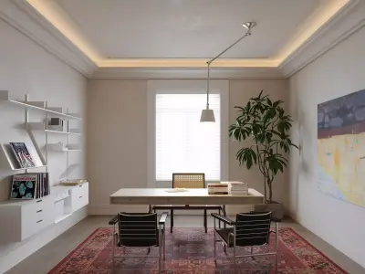 office interior 3D model shop