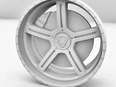 Rim alloy Affekta GangStar 3D  Low-poly 3D model