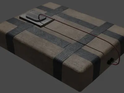 Free Explosive Pack - IED  Free 3D model