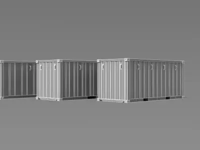 Container Box Industrial Storage Prop 3D model