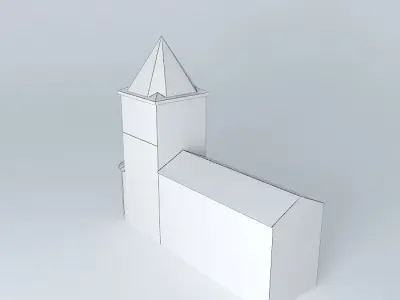 Church Jalmontiers Free 3D model
