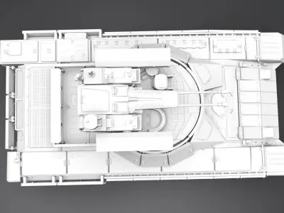 BMPT Terminator 2 Scale model 3D print model