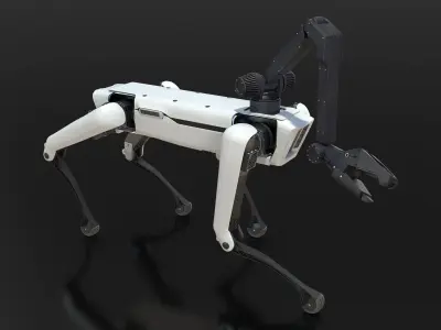 Dog Robot Generic Rigged for Blender 3D model