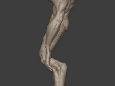 Alien sculpture 3D model purchase