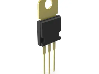 NPN Power Resistor 3D model