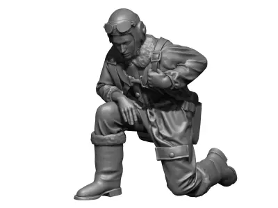 Soviet Pilot 3D print model