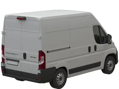2024 Peugeot BOXER  L1H2 Detailed interior 3D model